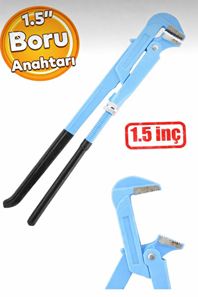 Horoz Maşalı Boru Anahtarı 1.5'' İngiliz Anahtarı 5,5 cm Ağız Açıklığı