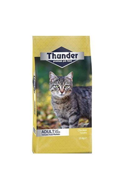 Thunder Tavuklu Yetişkin Kedi Maması 15 Kg