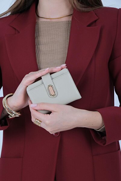 Silver Polo Silver & polo sp1199 wallet & card holder beige