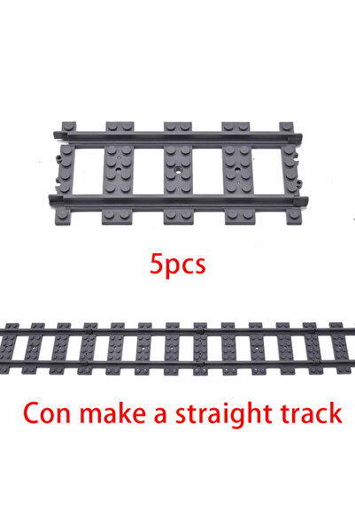 Choice9 مجموعة من 5 قطع من مسارات السكك الحديدية المرنة لتقاطع قطارات المدينة...