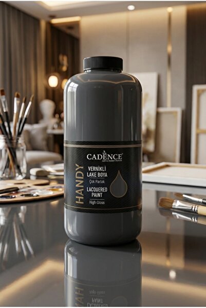 Cadence Handy Lake Parlak L058 Grafiti Gri 2000 ml Boya Tüm Yüzeyler İçin Kok...