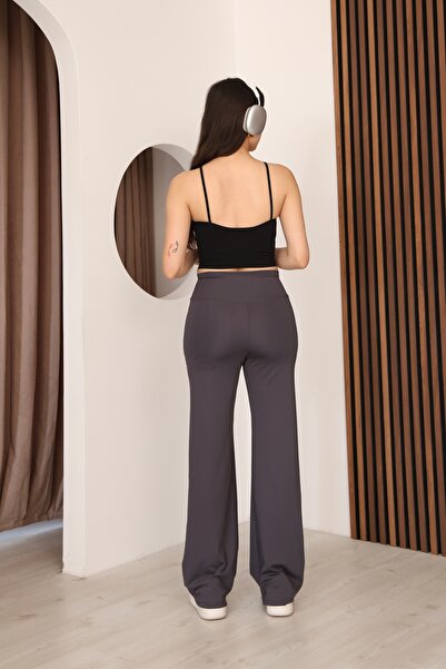 Onon Tekstil Women's Flared Gathering Comfortable Leggings