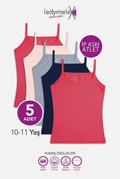 LadyMelex Girl's Tank Top, String Straps, Soft Cotton Fabric