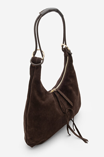 Marjin Geantă de umăr pentru femei din piele naturală cu buzunar interior cu ...