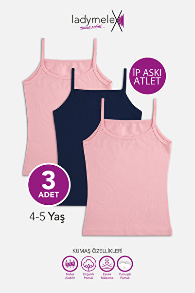 LadyMelex Girl's Tank Top, String Straps, Soft Cotton Fabric