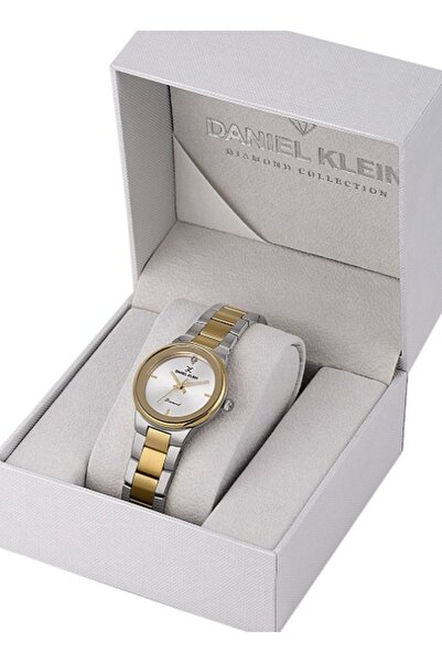 Daniel Klein Brand Yellow Silver Color 2 Years Warranty Women Wrist Watch - i...