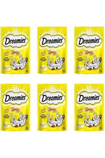 Dreamies Peynirli Kedi Ödül Maması 6'lı (6X60 Gr)