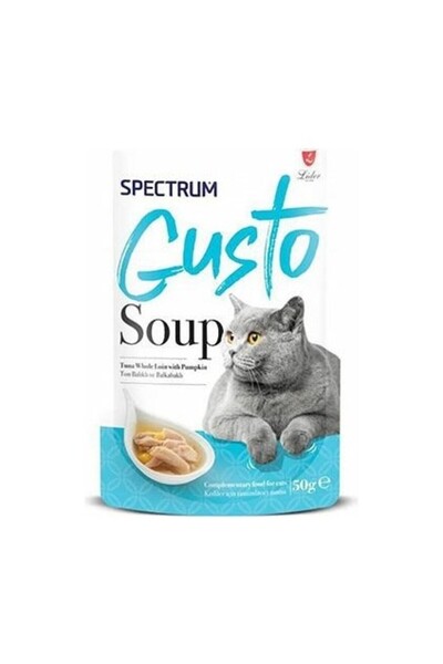 Spectrum Gusto Ton Balıklı ve Balkabaklı Kedi Çorbası 50 gr