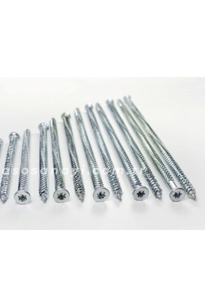 WUNDER ASO Buldeks Duvar Montaj Vidası 7,5x100 mm – Beton ve Duvar Uyumlu (10...