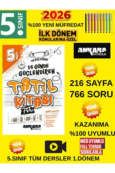 Bilfen Yayıncılık 5.Sınıf %100 Maarif Model Ankara Yayıncılık 14 Günde Güçlen...