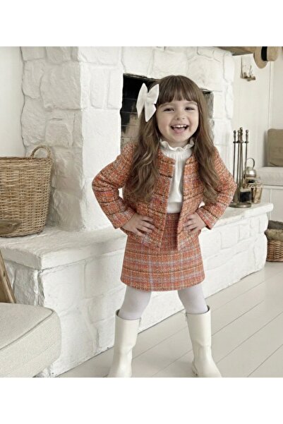 Tinypeople Girls' Pleated Skirt Jacket Shirt Suit Girls' Holiday Suit Girls' ...