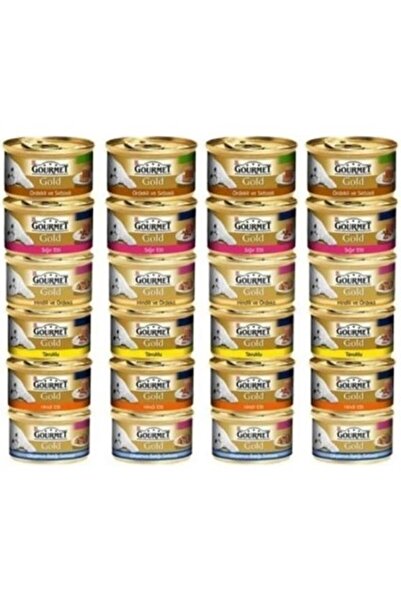 Gourmet Gold Gourmet Karışık Konserve Kedi Maması 85 gr 24 Adet -TY5602436