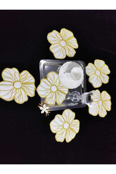 Nakıs bahcesi 6 قطع مناديل تقديم القهوة، منديل الكوكتيل