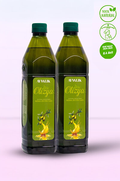 OLİZYA Ayvalık 0.4 Asit Naturel Sızma Zeytinyağı 1+1 Litre - Ek Gıdaya Uygun ...