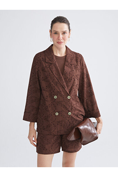 LC Waikiki Özmarka Jachetă blazer ajurată pentru femei, sezon nou