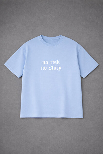 LORVEX T-Shirt Unisex Oversized 100% Cotton Comfortable Fit No Risk Printed P...