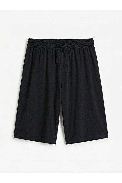 LC Waikiki ΝΕΑ ΣΕΖΟΝΑ ΑΠΟ ΤΗΝ GÜLİS GİYİM Μαύρο ανδρικό σορτς πιτζάμα στάνταρ...