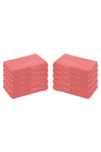 Lenjeria Pufoasa Set of 10 Bath Towels, 100% Cotton, 70x130cm, 500g/m², Greek...