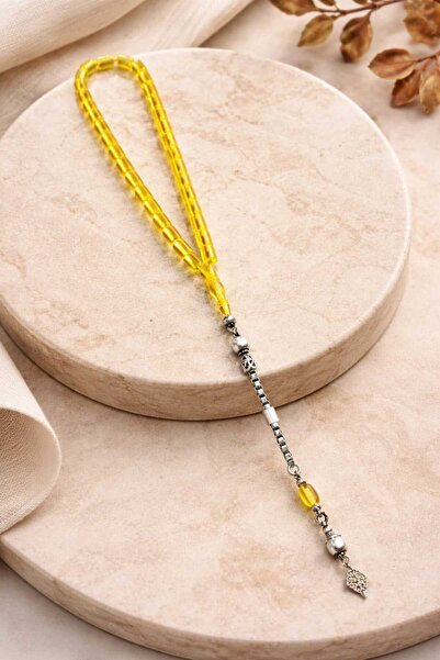 Şanslı Harikalar % 100 KAYA DAMKA TESBİH GÜMÜŞ PÜSKÜLLÜ BİLEK BOY