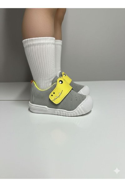 Belle Vie Shoes Gray Yellow Crocodile Orthopedic Daily Sports Shoes