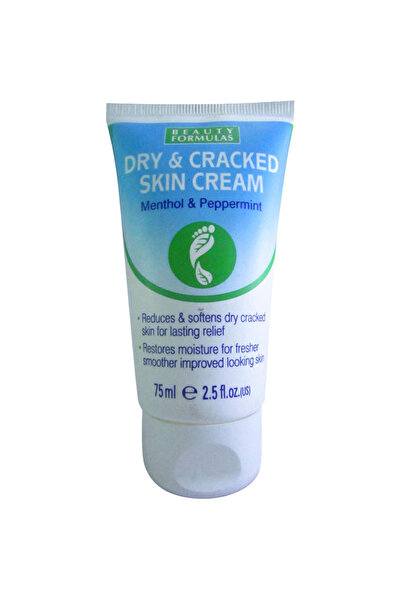 BEAUTY FORMULAS Dry & Cracked Skin Cream Menthol & Peppermint Scent, 75ml