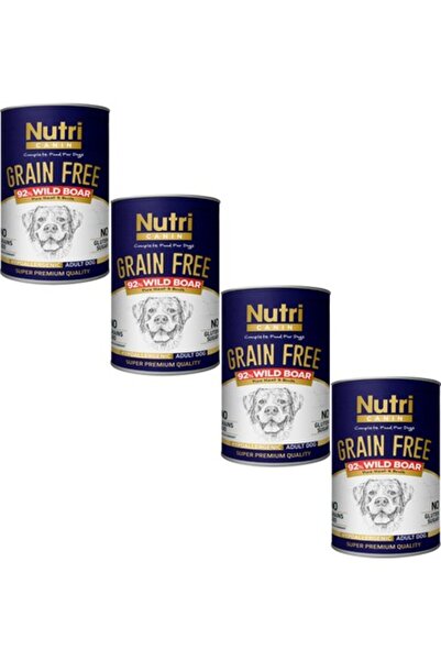 Nutri Canin Domuz Etli %92 Tahılsız 400GR Adult Yaş Köpek Ma