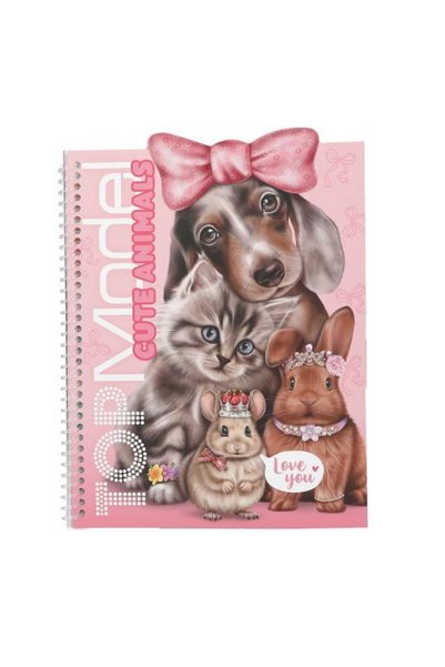 Top Model TOPModel Cute Animals Sticker Kitabı – Sevimli Hayvanlar Çıkartmalı Aktivite Defteri