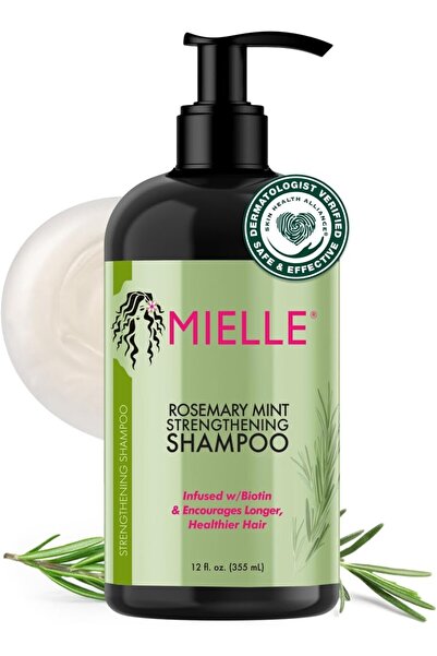 MIELLE Rosemary Mint Strengthening Shampoo with Biotin, 355ml