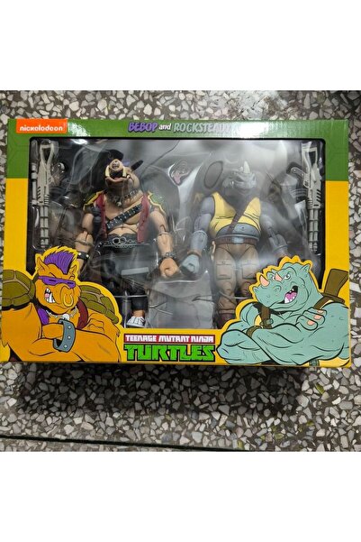 choice2 مع علبة، قطعتان/مجموعة من شخصيات NECA: شريدر، مايكل أنجلو، جندي القدم...