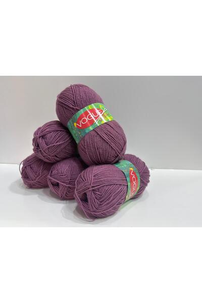 Vogue İhraç Fazlası Süper İnci Örgü ipi 500gr - Mürdüm