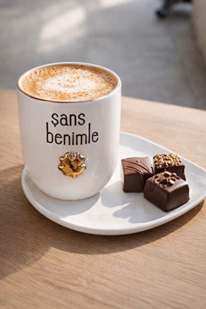 uğurlu dükkan Luck Is with Me Espresso Cup