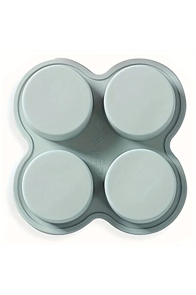 Choice 1pc Air Fryer Egg Mold Round Shape Eggs Mold 4 Cavity Non-Stick Silico...