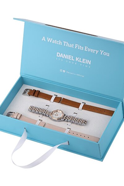 Daniel Klein 3-Piece Combination Women's Wristwatch Gift Set in Special Box -...