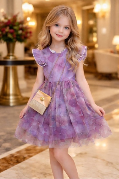BEGONYA BEBECE KIDS Cantali Girls' Dress for Holidays and Special Occasions