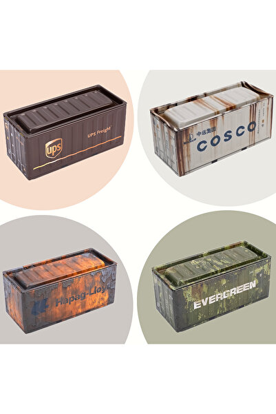 Choice30 no dolls 4pcs D Mini Iron Storage Box Miniature Storage Iron Box Cre...