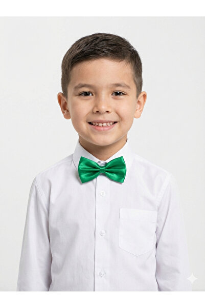 Masal Dünyası Bursa ربطة عنق للأطفال من الساتان غير اللامع قابلة للتعديل: رمز...