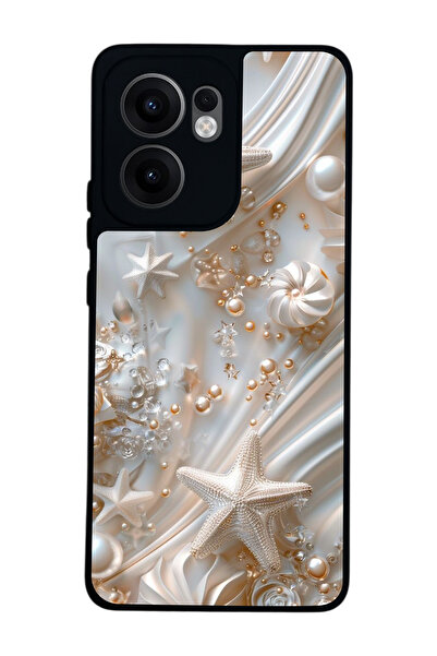 OPPO Reno 13F Uyumlu İnci Tasarımlı Glossy Premium Kılıf