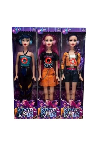 victiny Păpușa K Pop Zoey Demon Hunters, 55 cm, sunete și lumini