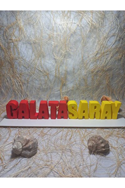 emilysamy GALATASARAY Fanatik Taraftarına Özel Dekoratif Ev&Ofis Hediyelik Ta...