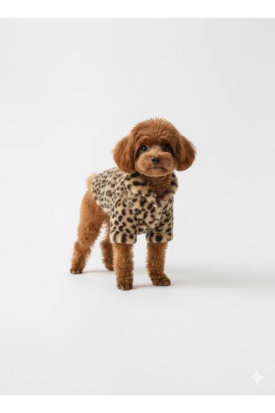 Buddy Store Furry Warmth Collection - Leopard Print Fleece Jacket / Fur