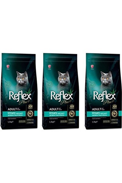 Reflex Plus Urinary Tavuklu Kuru Kedi Maması 1,5 kg 3 Adet -TY5609462