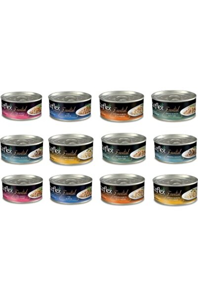 Reflex Plus Essential Kedi Yaş Maması 70 gr 12'li Paket Karışık -TY5608712