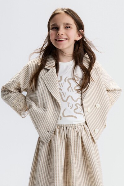 nk kids سترة بناتية للأعمار 8-14 سنة 31301