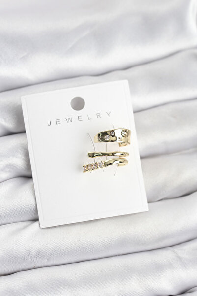 Epilons Gold Color Zircon Stone Brass Cartilage Earrings - Tj-Bkp11613 Zenvia...