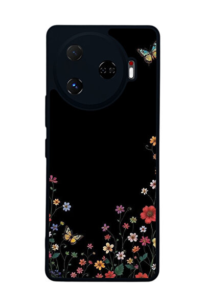 TECNO Camon 30 Pro Uyumlu Floral Tasarımlı Glossy Premium Kılıf