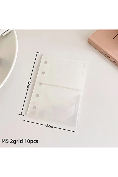 Choice15 M5 2Grid Sparkle Star Mini Binder Notebook M5 Size Pket Notepads Dai...