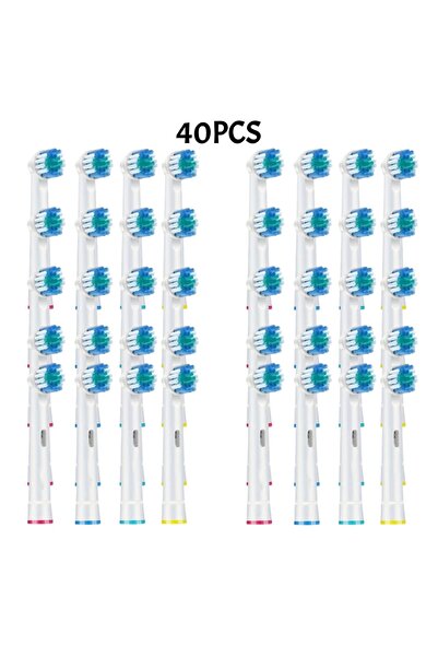 Choice3 40 قطعة - SB17A، 20 قطعة/مجموعة رؤوس فرشاة أسنان كهربائية بديلة لفرشا...