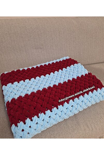 Alize Trabzonspor mavi bordo battaniye / sevgili battaniyesi / hediyelik