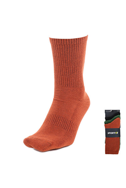 Sportive Vistoso Unisex Çok Renkli Günlük Stil Çorap 24KA05-RNK3