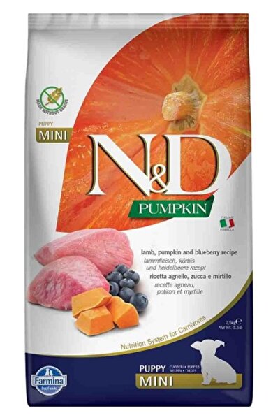 N&D Nd Pumpkin Tahılsız Bal Kabaklı Kuzu Etli Yaban Mersinli Küçük Irk Yavru ...